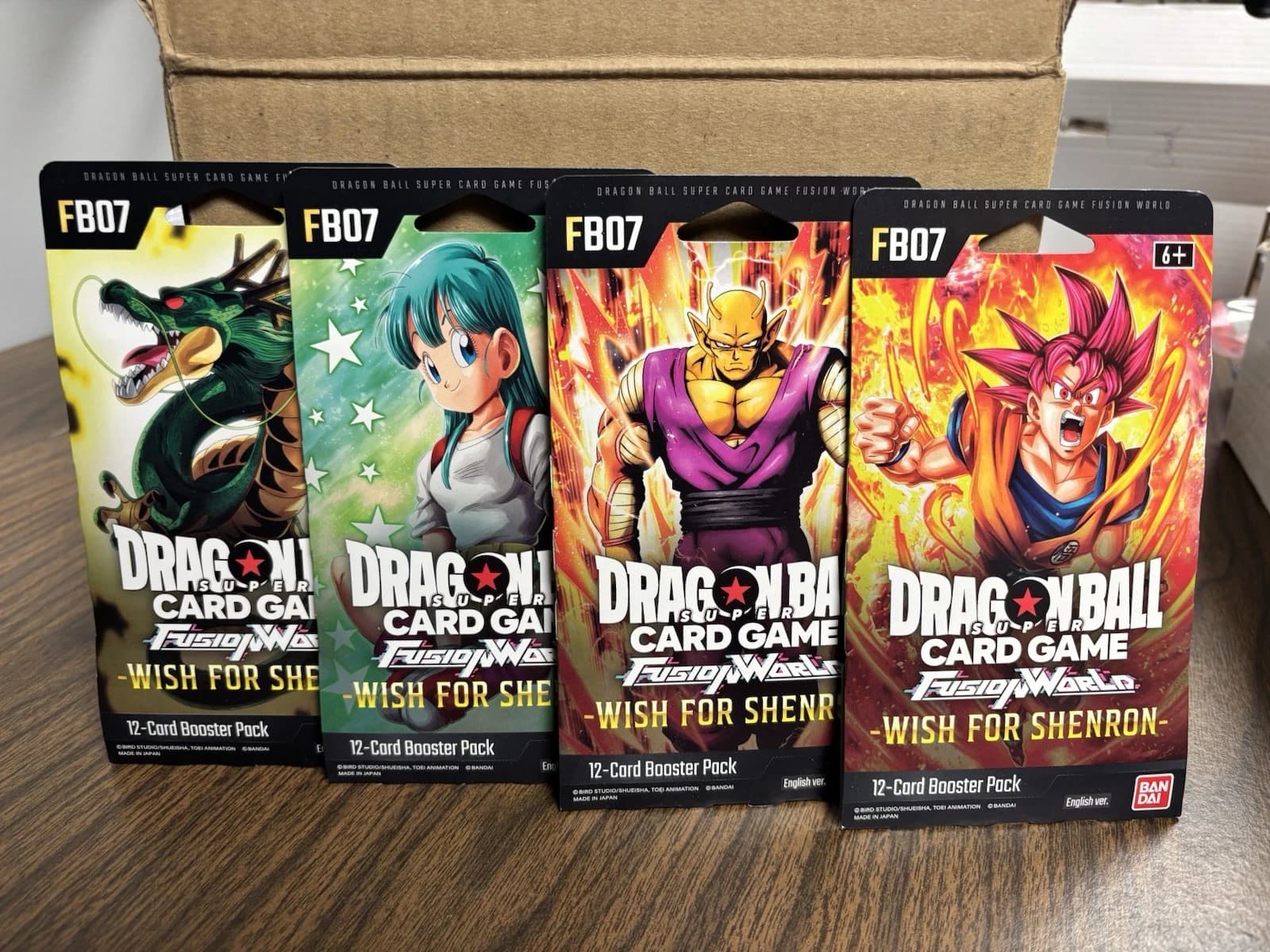 Dragon Ball Super: Fusion World FB-07 Wish Upon Shenron Booster Pack